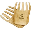 Rubberwood Salad & Pasta Servers